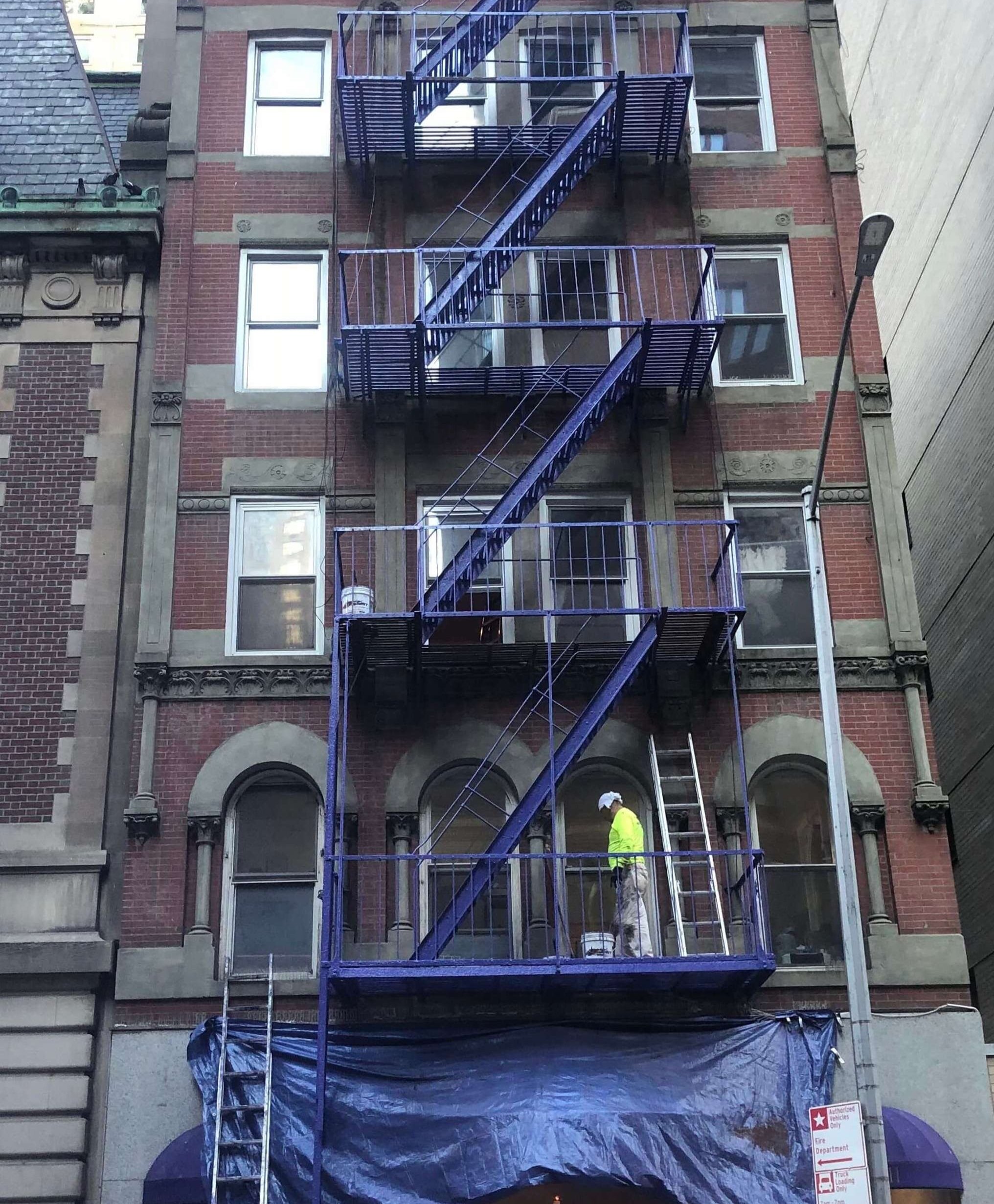 Ensuring Safety and Aesthetics: Fire Escape Repair in NYC by ABC Fire Escapes Painting
