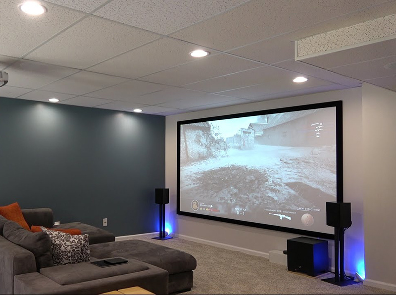 How to Install and Use a Motorized Projection Screen for Your Home Theater