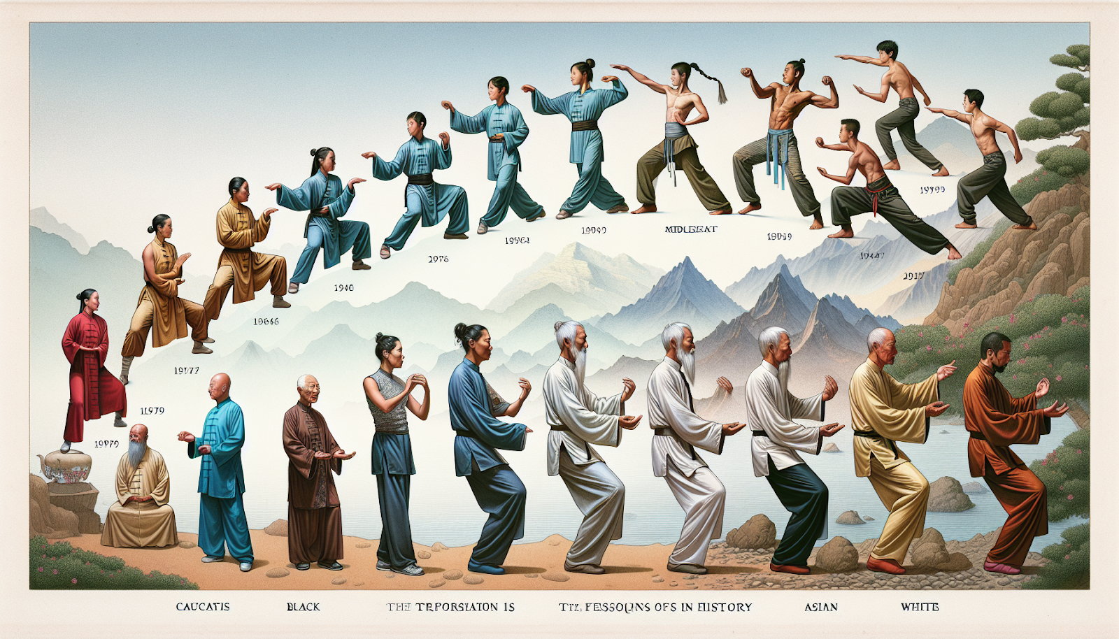 The Evolution of Serenity: A Chronological Exploration of Tai Chi’s Transformative Techniques Over Centuries