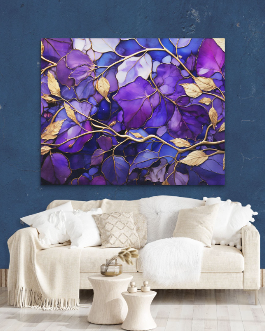 Transform Your Space with Stunning Purple Paintings